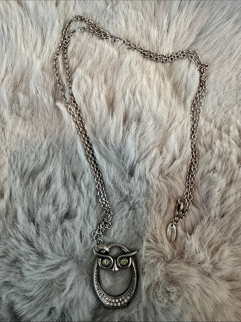 Controse Owl Birthstone pendant with crystals!